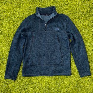 The North Face Quarter Zip Fleece Sz Medium (21.5Wx26.5L)